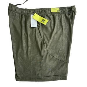 NWT all in motion Training Short olive green Quick Dry Men Sz 2XL NWT